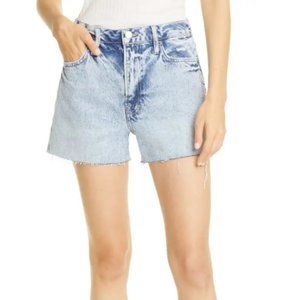 Frame Le Simone Short Raw After Jean Shorts in Richlake NEW WITH TAGS